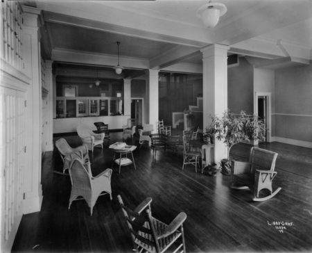 Reading room at YWCA Spokane circa 1919