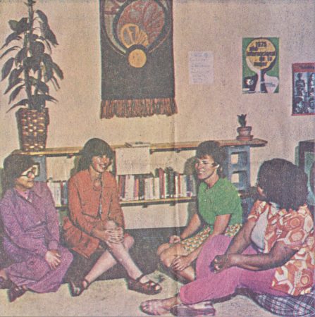 A group of women at the Women's Resource Center in YWCA Spokane circa 1970's