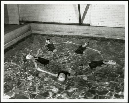 Swimmers in the YWCA Spokane pool, exact date unknown 