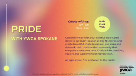 Pride Chalk Walk @ YWCA Spokane