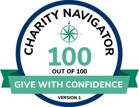 Charity Navigator 100 out of 100 seal