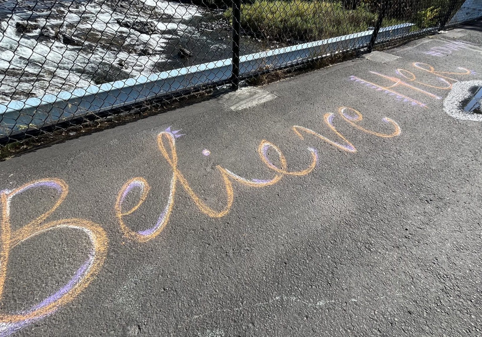 2021 DVAM Chalk Walk Believe Her